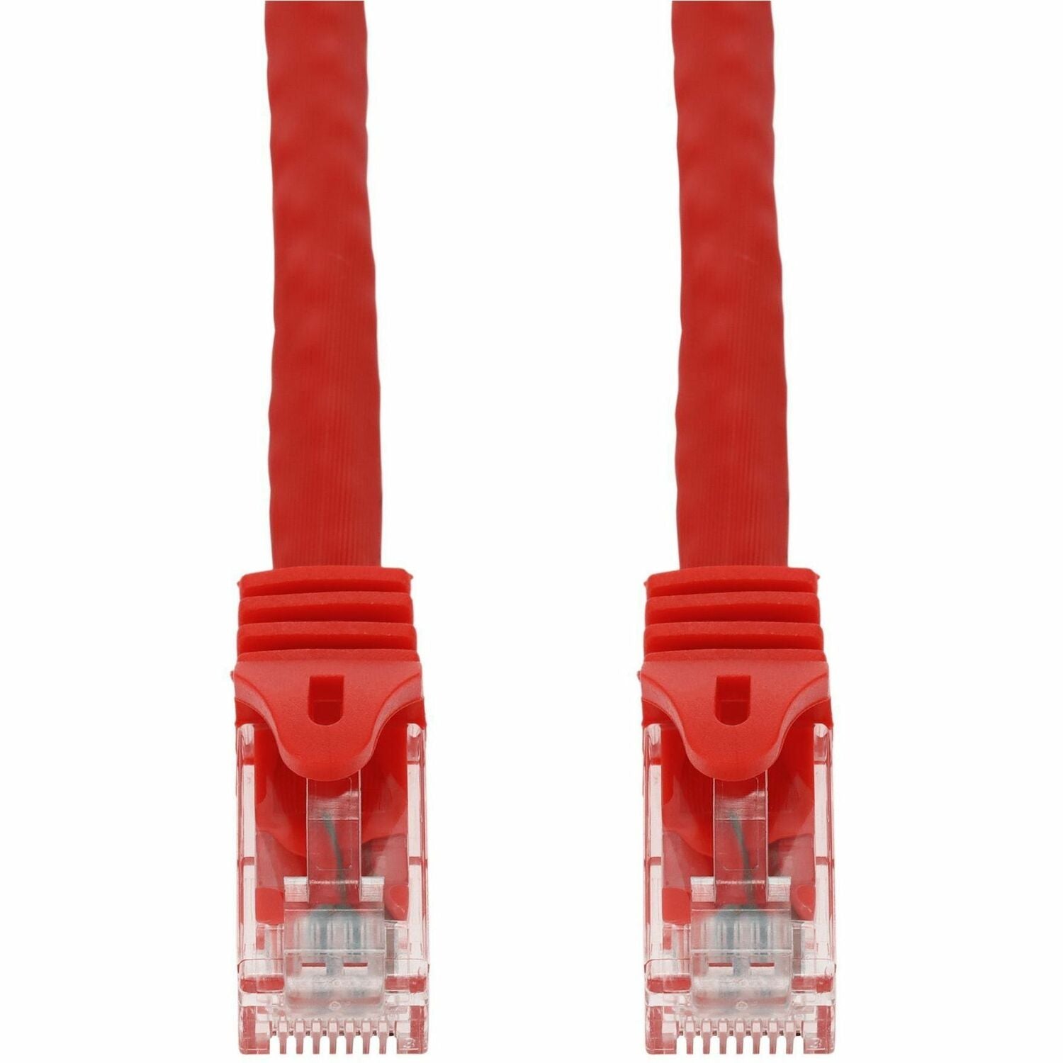 AddOn 1ft Red CAT 6A PVC Ethernet Cable Snagless Easy Boot RJ-45 M/M - ADD-1FCAT6ASN-RD