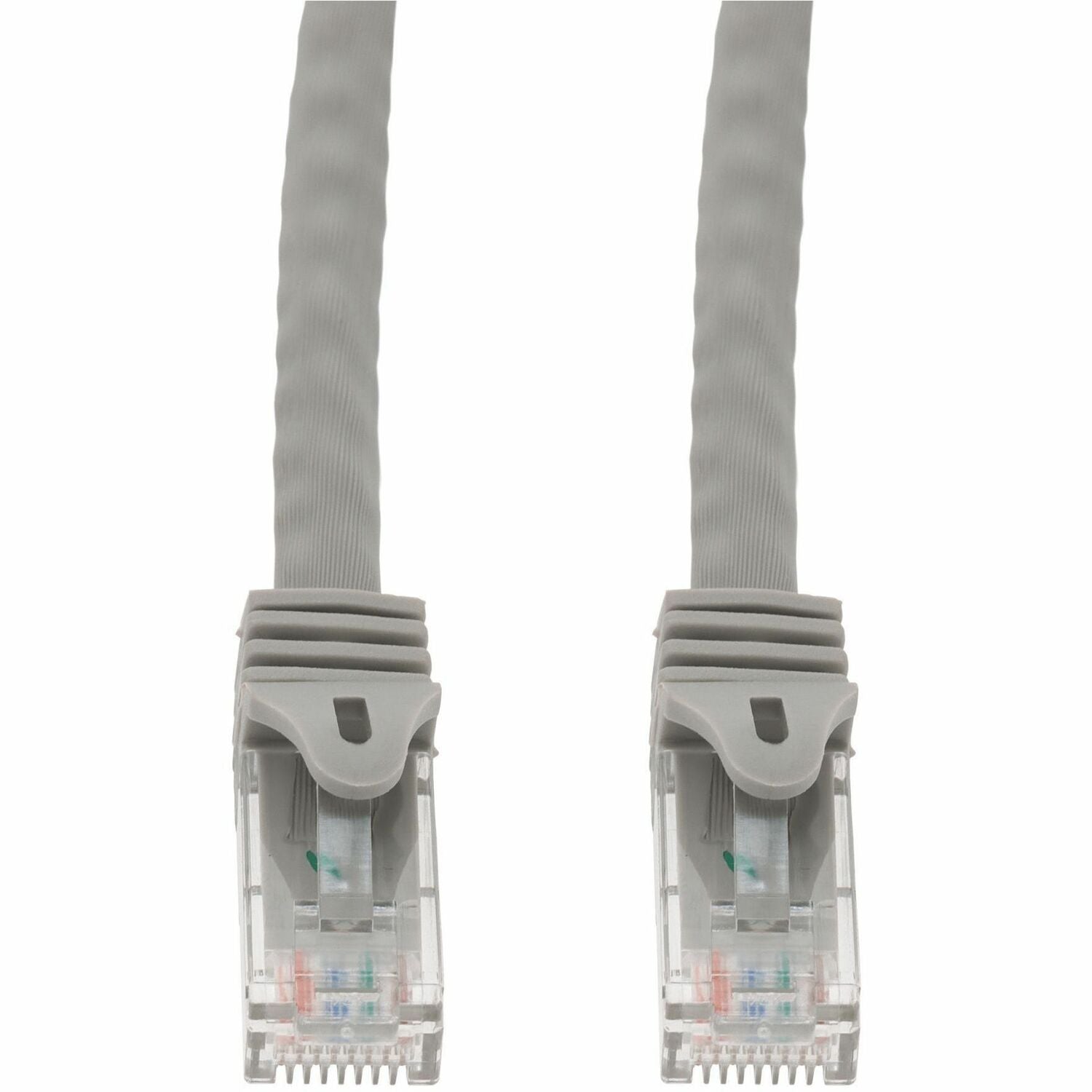 AddOn 1ft Gray CAT 6A PVC Ethernet Cable Snagless Easy Boot RJ-45 M/M - ADD-1FCAT6ASN-GY