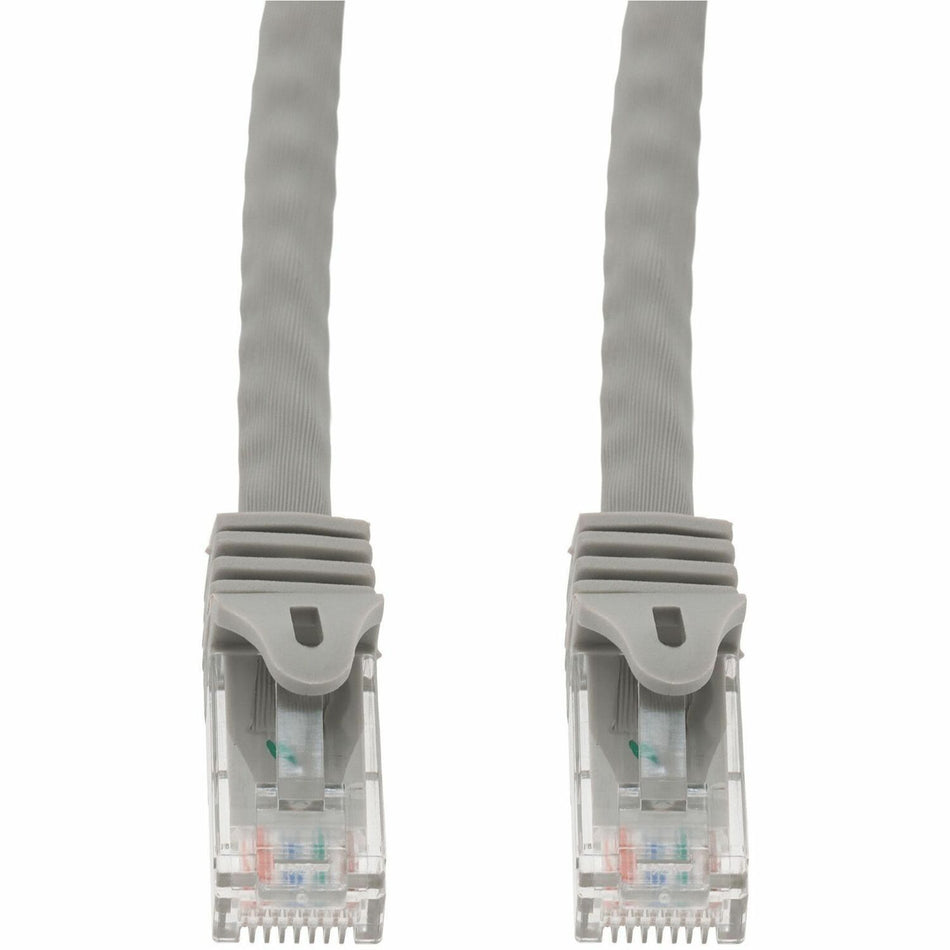 AddOn 2ft Gray CAT 6A PVC Ethernet Cable Snagless Easy Boot RJ-45 M/M - ADD-2FCAT6ASN-GY