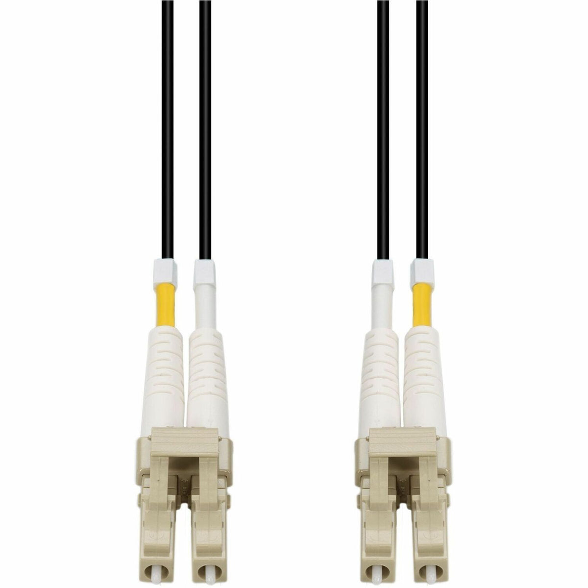 AddOn 20m LC to LC Black OM4 Duplex Armored Outdoor Fiber Patch Cable - ADD-LC-LC-20M5OM4OA