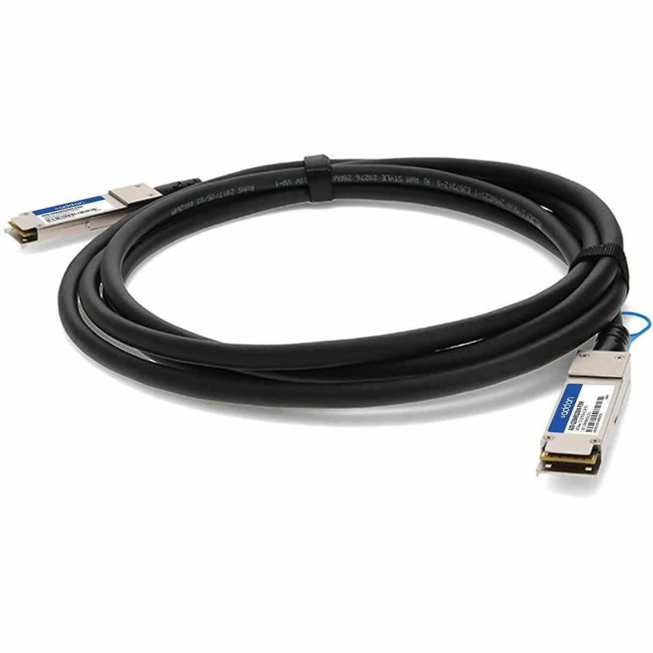 AddOn Arista Networks&reg; CAB-Q-Q-100G-2M to Intel&reg; 100CQQH2620 Compatible TAA Compliant 100GBase-CU QSFP28 to QSFP28 Direct Attach Cable (Passive Twinax, 2m) - ADD-Q28ARQ28IN-P2M