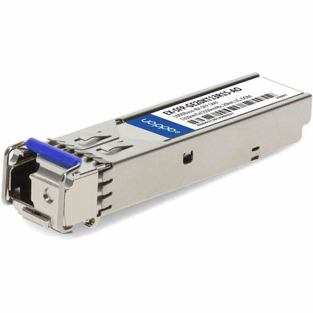 AddOn Juniper Networks&reg; EX-SFP-GE20KT13R15 Compatible TAA 1000Base-BX SFP Transceiver (SMF, 1310nmTx/1550nmRx, 20km, LC, DOM) - EX-SFP-GE20KT13R15-AO