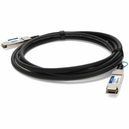 AddOn Fortinet&reg; FN-CABLE-QSFP28-3 Compatible TAA Compliant 100GBase-CU QSFP28 Direct Attach Cable (Passive Twinax, 3m) - FN-CABLE-QSFP28-3-AO