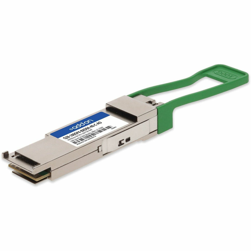AddOn Cisco&reg; Compatible TAA 100GBase-BX ER1 PAM4 QSFP28 Transceiver Single Lambda (SMF, 1309.14nmTx/1304.58nmRx, 40km, LC, DOM) - Q28-100GP4-BXD94-40-C-AO