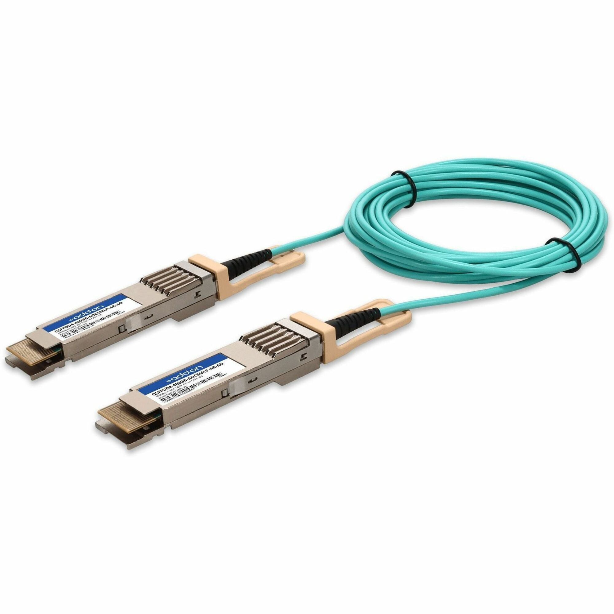 AddOn Fiber Optic Network Cable - QSFPDD4-400GB-AOC5MLP-AR-AO