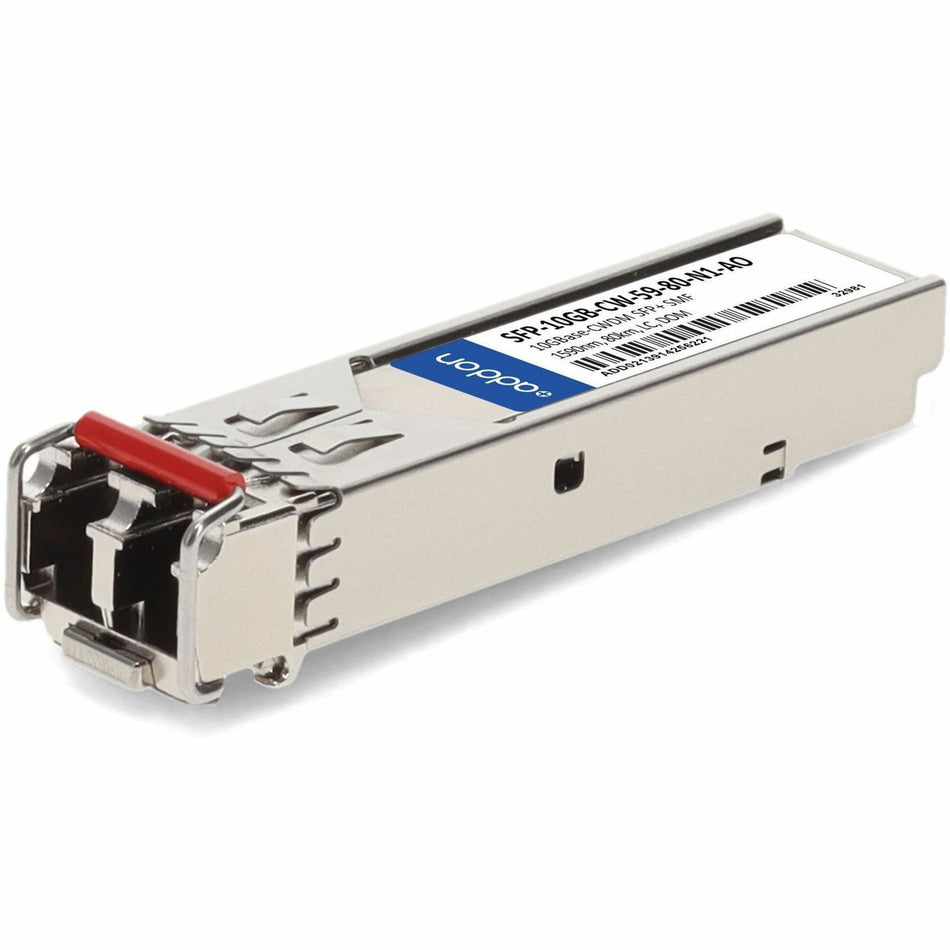 AddOn Alcatel-Lucent Nokia&reg; Compatible TAA 10GBase-CWDM SFP+ Transceiver (SMF, 1590nm, 80km, LC, DOM) - SFP-10GB-CW-59-80-N1-AO