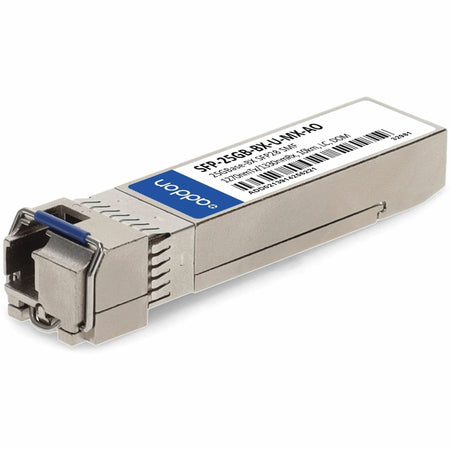 AddOn Mellanox&reg; Compatible TAA Compliant 25GBase-BX SFP28 Transceiver (SMF, 1270nmTx/1330nmRx, 10km, LC) - SFP-25GB-BX-U-MX-AO