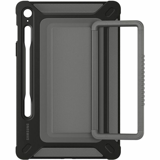 Samsung Rugged Carrying Case Samsung Galaxy Tab S9 FE Tablet, Stylus - Black - EF-RX510CBEGUJ