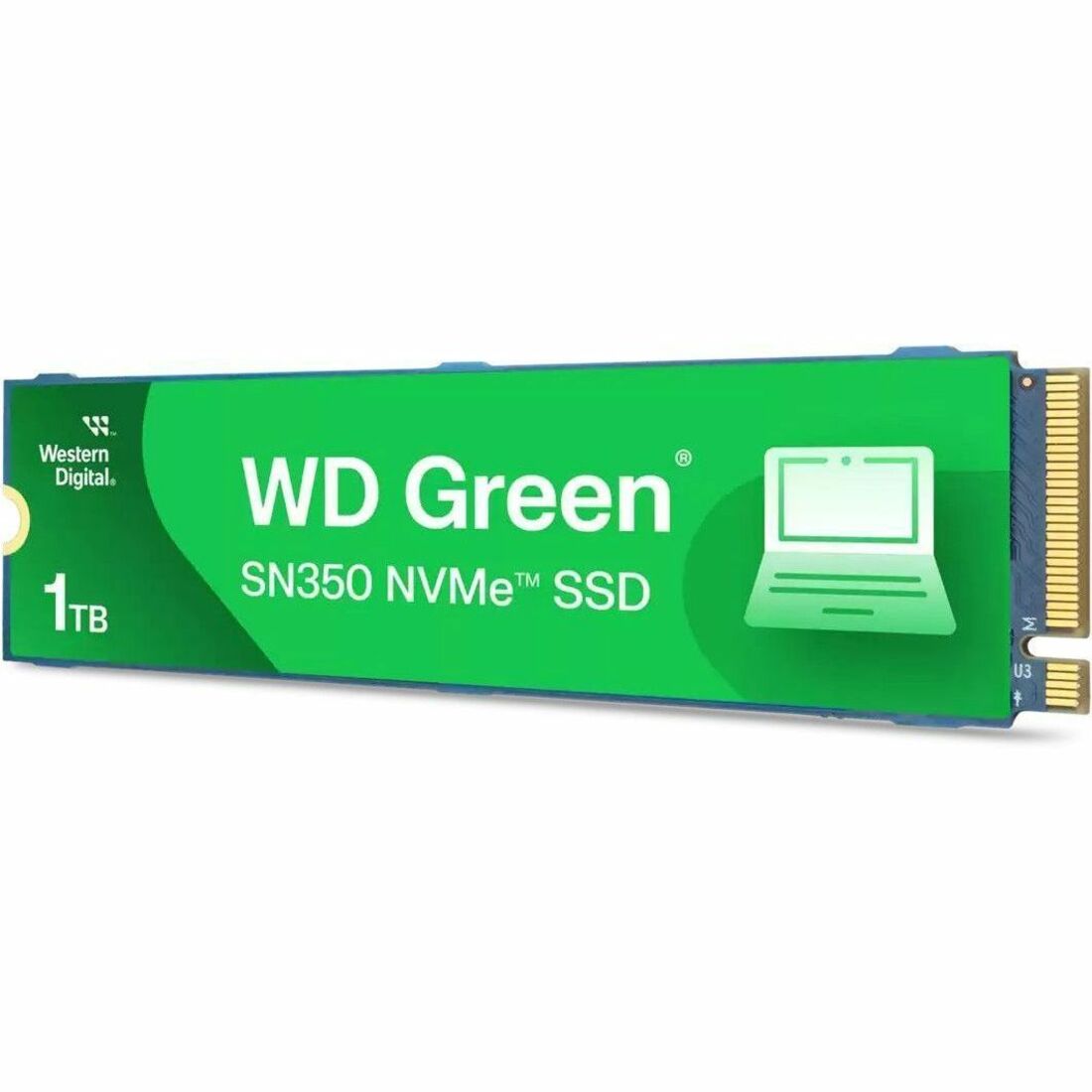 WD Green SN350 WDS100T3G0C-00AZL0 1 TB Solid State Drive - M.2 2280 Internal - PCI Express NVMe (PCI Express NVMe 3.0 x4) - WDS100T3G0C-00AZL0