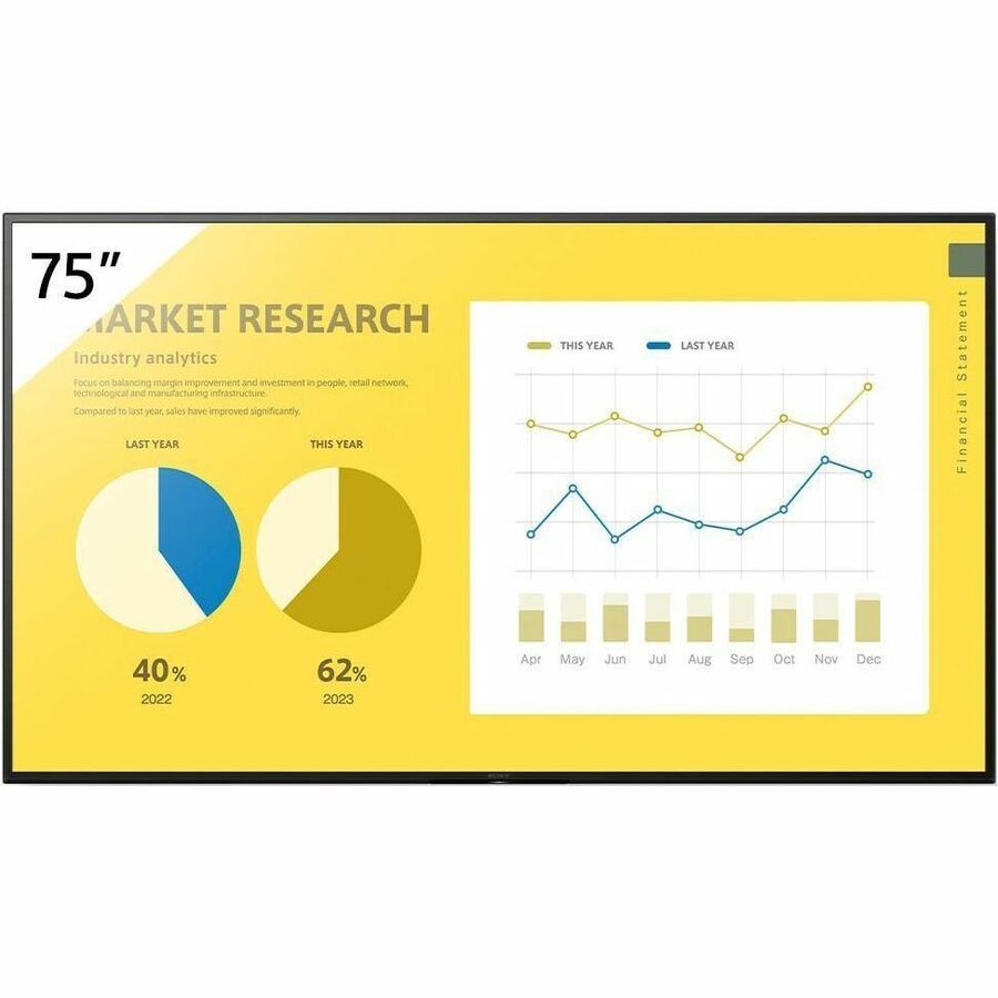 Sony BRAVIA FW-75EZ20L Digital Signage Display - FW75EZ20L