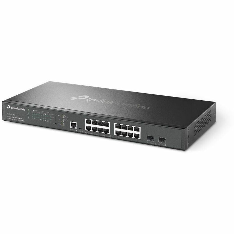 TP-Link Omada 16-Port 2.5G and 2-Port 10GE SFP+ L2+ Managed Switch with 8 Port PoE+ - SG3218XP-M2