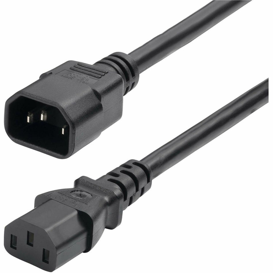 StarTech.com 6ft (1.8m) Power Extension Cord, IEC 60320 C14 to C13 PDU Power Cord, 13A 250V, 16AWG, UL Listed - 8714-6600-POWER-CORD