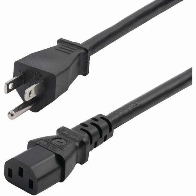 StarTech.com 8ft (2.4m) Computer Power Cord, NEMA 5-15P to IEC 60320 C13 AC Power Cable, 13A 125V, 16AWG, UL Listed Components - 271B-6800-POWER-CORD