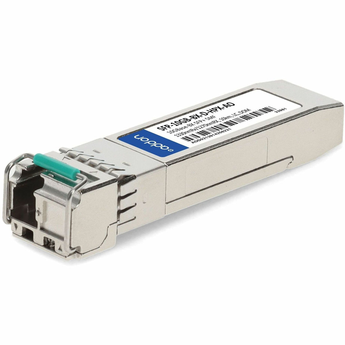 AddOn HP&reg; Compatible 10GBase-BX SFP+ Transceiver (SMF, 1330nmTx/1270nmRx, 10km, LC, DOM) - SFP-10GB-BX-D-HPX-AO