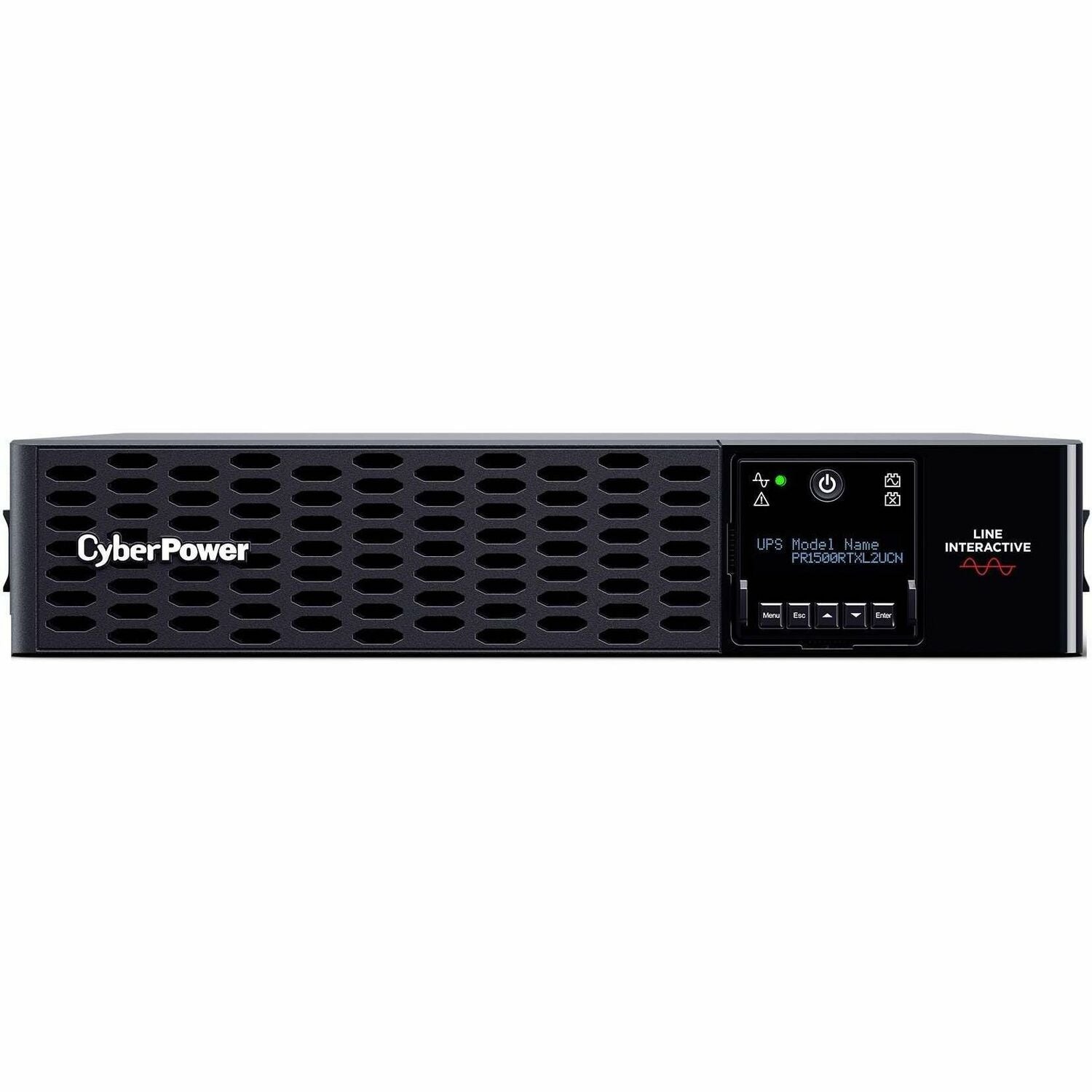 CyberPower Smart App Sinewave PR1500RTXL2UCN 1500VA Tower/Rack Convertible UPS - PR1500RTXL2UCN