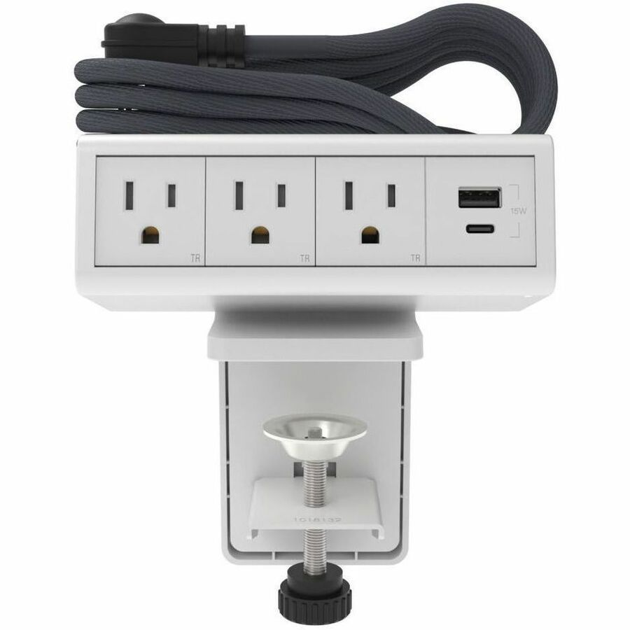 Wiremold dash 4-Cube Desktop Power Center in White - D4RRRU6XRWC