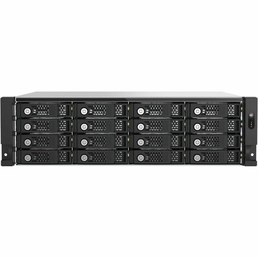 QNAP TL-R1600PES-RP Drive Enclosure SATA/600, SATA/300 - PCI Express Host Interface - 3U Rack-mountable - TL-R1600PES-RP-US