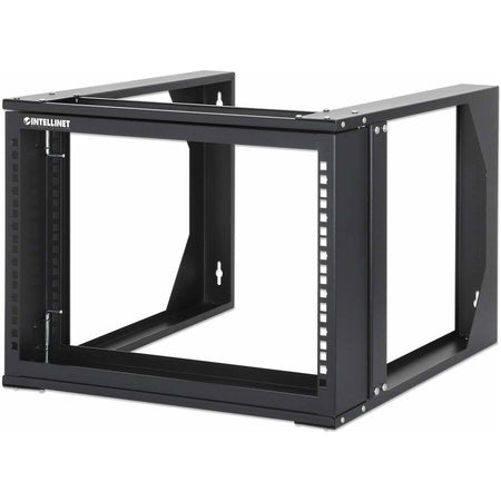 Manhattan 19" Wall Mount Open Frame Network Rack, 6U, Front-Hinged Swing Frame - 716178