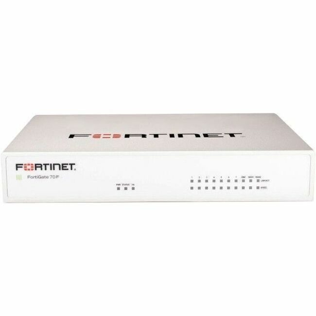 Fortinet FortiGate FG-70F Network Security/Firewall Appliance - FG-70F-BDL-809-12