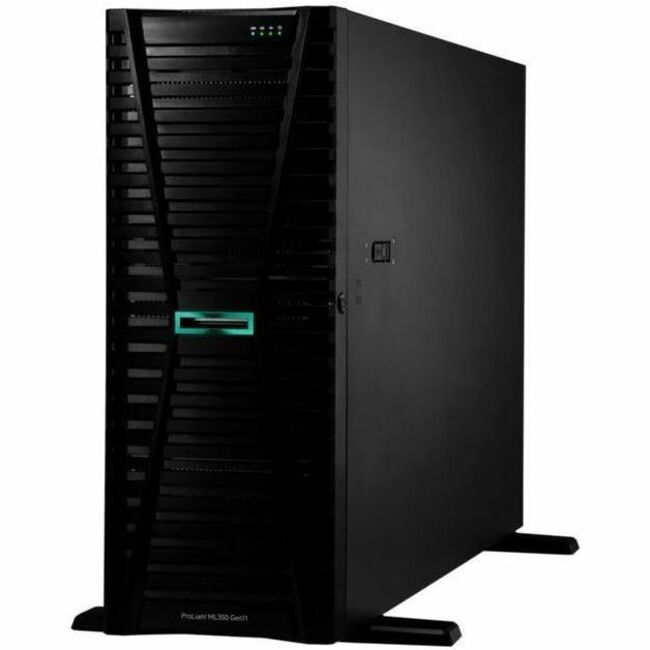 HPE SMART CHOICE ProLiant ML350 G11 4U Tower Server - 1 x Intel Xeon Gold 5416S 2 GHz - 64 GB RAM - 960 GB SSD - (2 x 480GB) SSD Configuration - Serial Attached SCSI (SAS), Serial ATA Controller - P69313-005