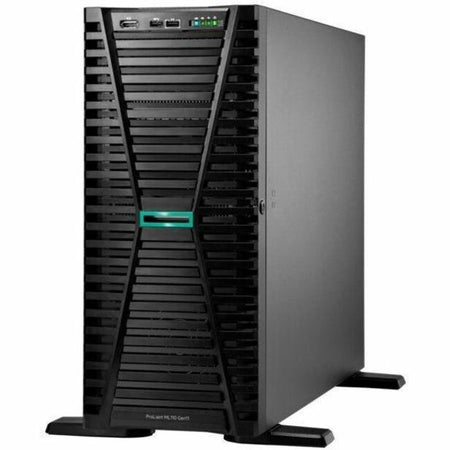 HPE ProLiant ML110 G11 4.5U Tower Server - 1 x Intel Xeon Silver 4410Y 2 GHz - 32 GB RAM - 960 GB SSD - (2 x 480GB) SSD Configuration - Serial ATA, Serial Attached SCSI (SAS) Controller - P69303-005