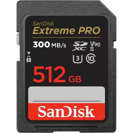 SanDisk Extreme PRO 512 GB Class 10/UHS-II (U3) V90 SDXC - SDSDXDK-512G-GN4IN