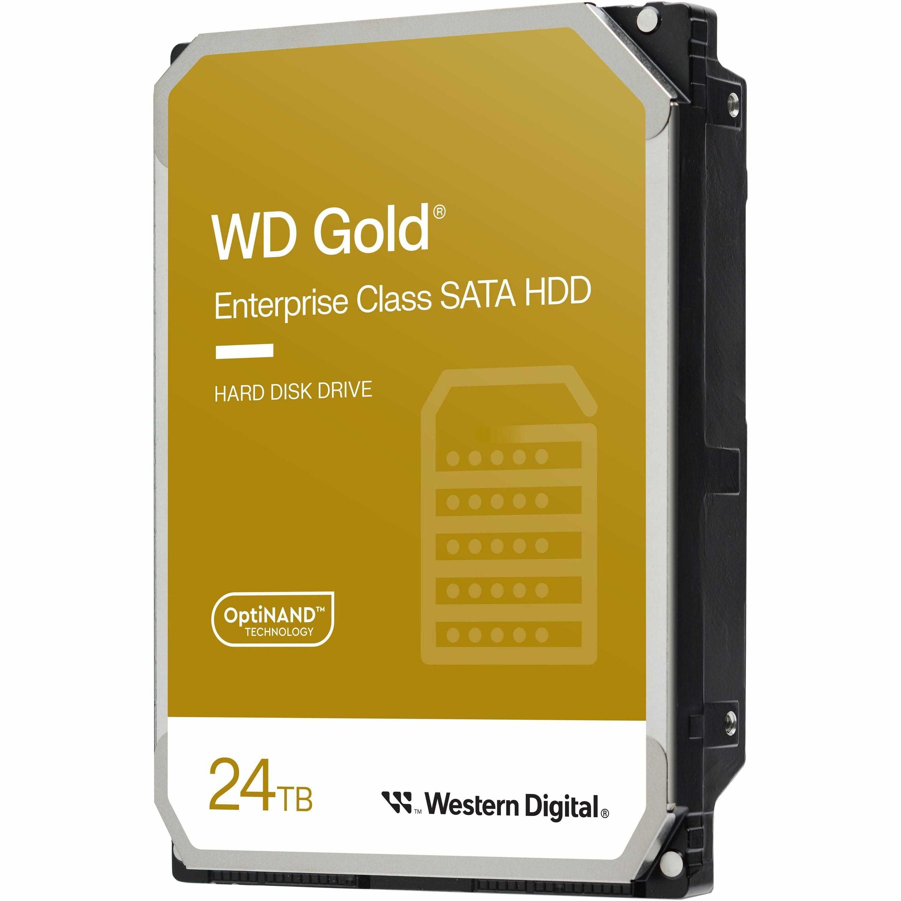 WD Gold WD241KRYZ 24 TB Hard Drive - 3.5" Internal - SATA (SATA/600) - WD241KRYZ