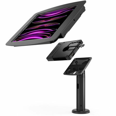 Compulocks iPad Pro 12.9" (3-6th Gen) Space Enclosure Tilting Stand 8" Plus Hub - TCDP01299PSENBH01