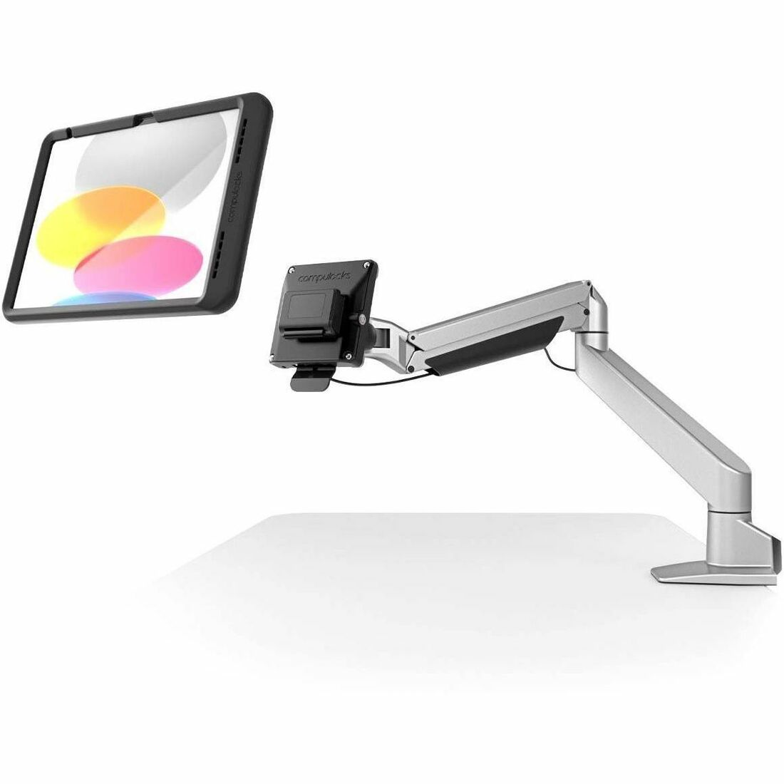 Compulocks Wall Mount for iPad (10th Generation) - Black, Silver - 660REACHPMIP109