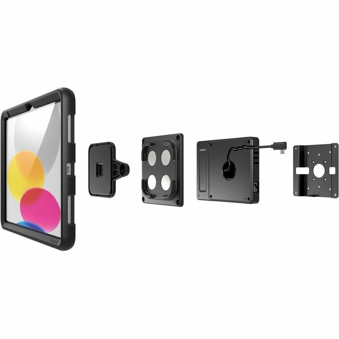 Compulocks Wall Mount for Tablet, Printer, Scanner, Bar Code Scanner, Docking Station - Black - 201MVHBMM01H01