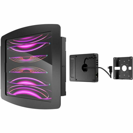 Compulocks Mounting Enclosure for Tablet, iPad Pro (2020), iPad Pro (2021), iPad Pro (2018), iPad Pro (3rd Generation), iPad Pro (4th Generation), iPad Pro (5th Generation), iPad Pro (6th Generation), iPad Pro (2nd Generation), Docking Station, Printer, ... - Black - 201M299PSENBH01