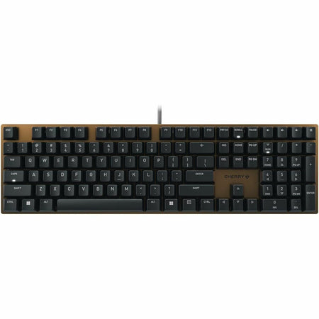 CHERRY KC 200 MX-Wired Keyboard - MX2A SILENT RED - Black/Bronze Housing - G80-3950LHBUS-2