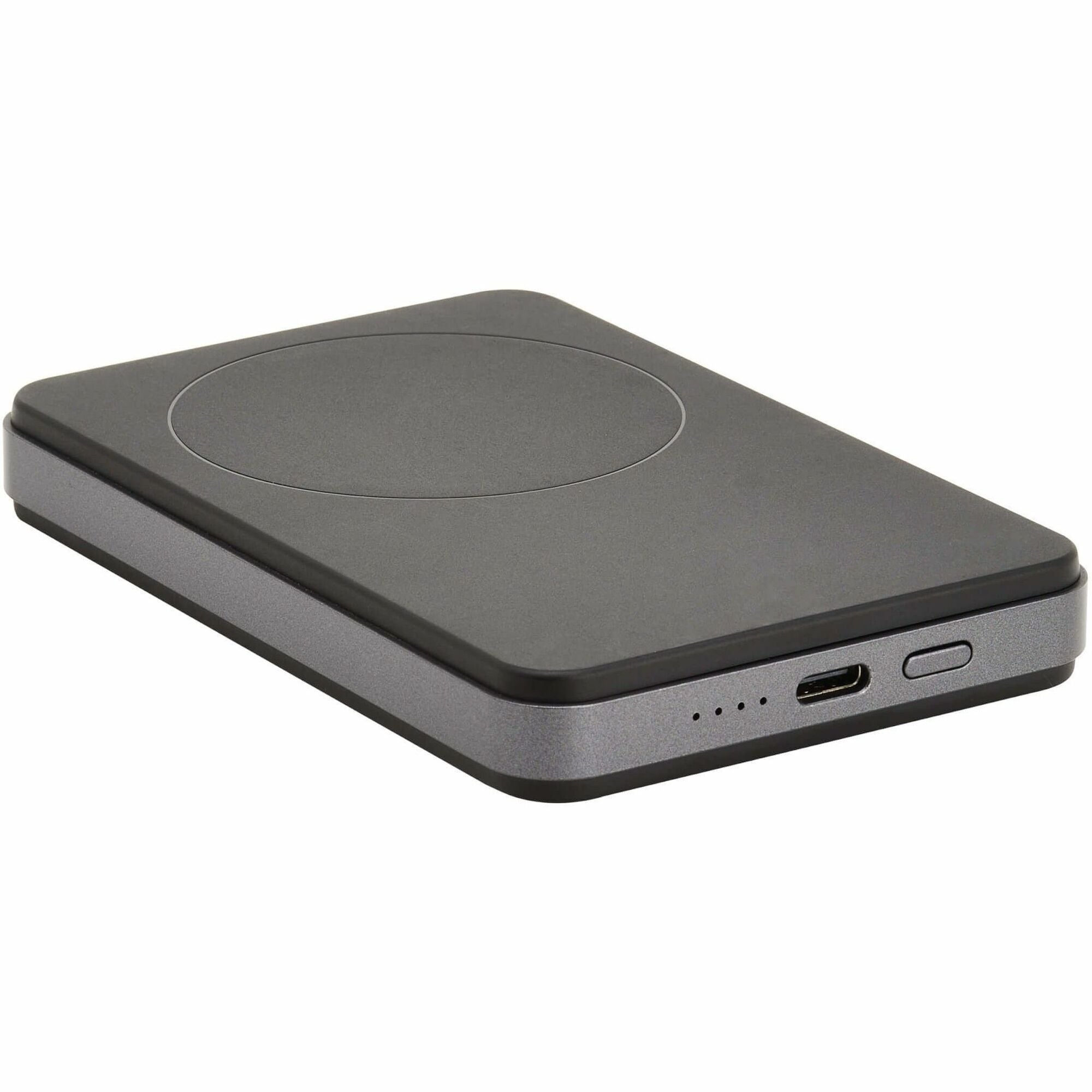 Eaton Tripp Lite Series Portable Wireless Magnetic Charging Power Bank for iPhone 16/15/14/13/12, USB-C Output, 18W, 4000mAh, Lithium-Ion, Black - UPB-04K0-1CM