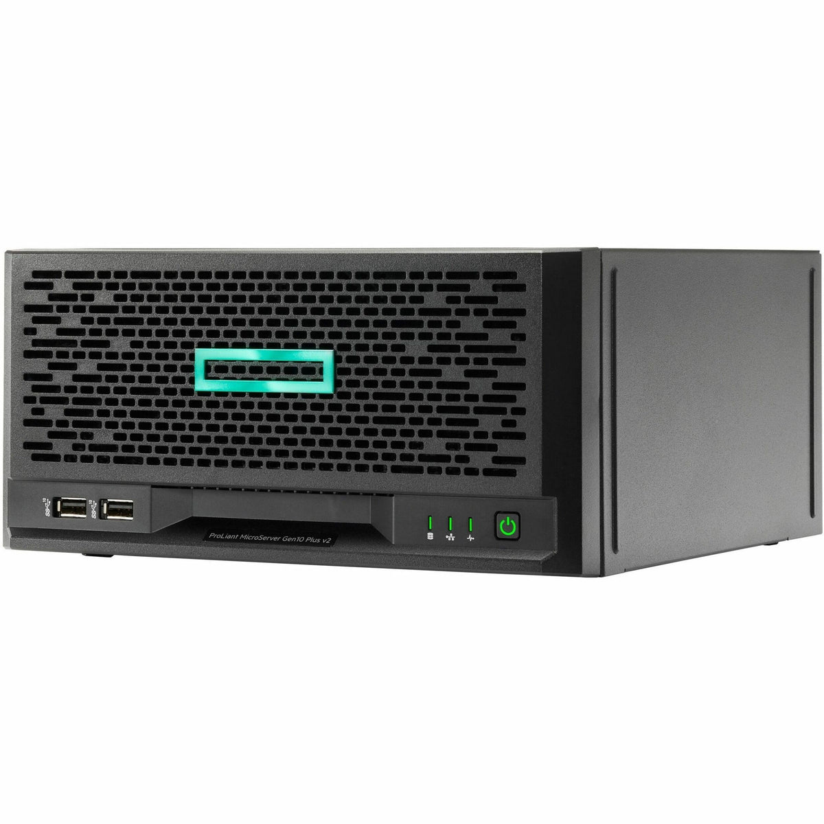 HPE ProLiant MicroServer Gen10 Plus v2 Ultra Micro Tower Server - 1 x Intel Xeon E-2314 2.80 GHz - 16 GB RAM - Serial ATA Controller - P69101-005