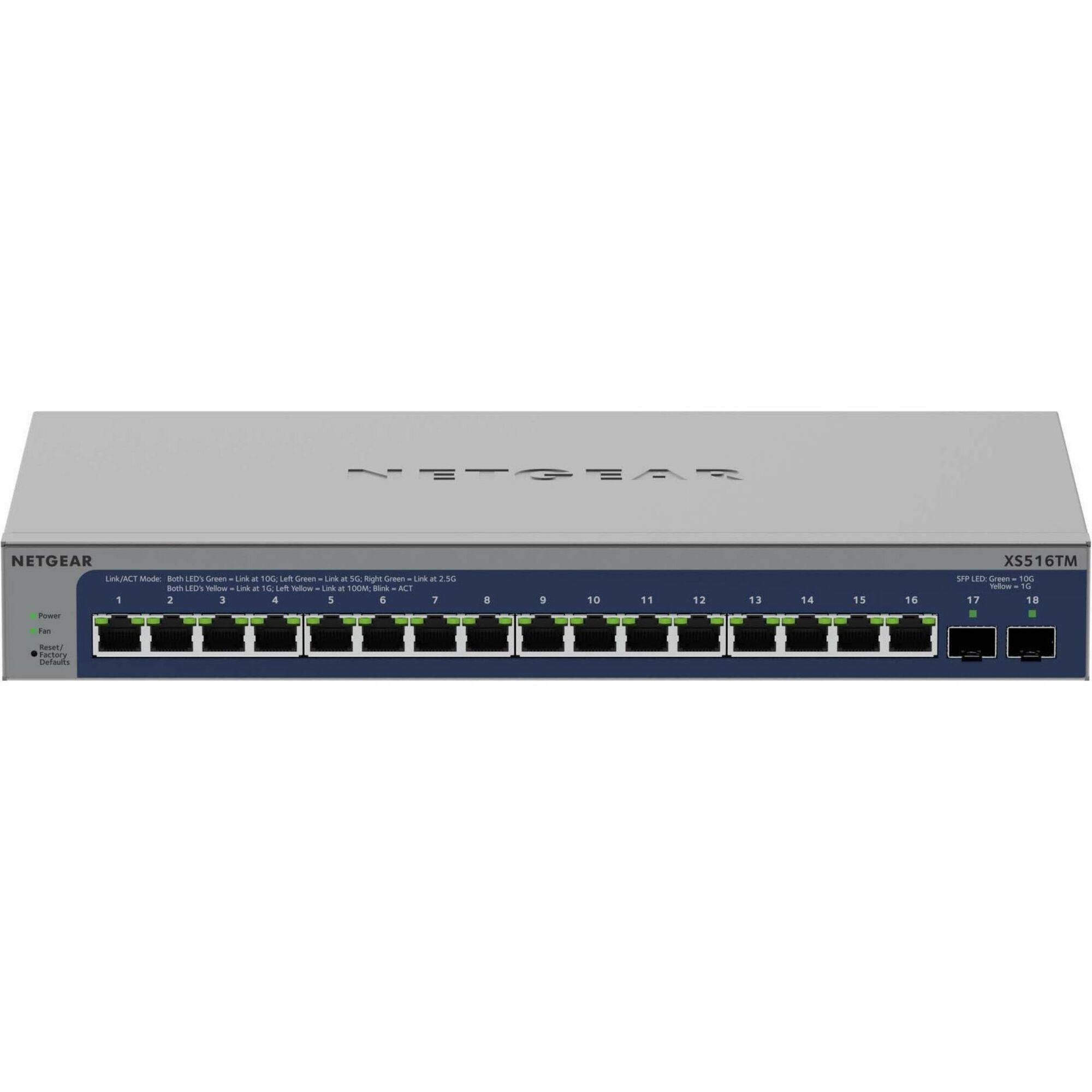 Netgear Smart S3600 XS516TM Ethernet Switch - XS516TM-100NAS