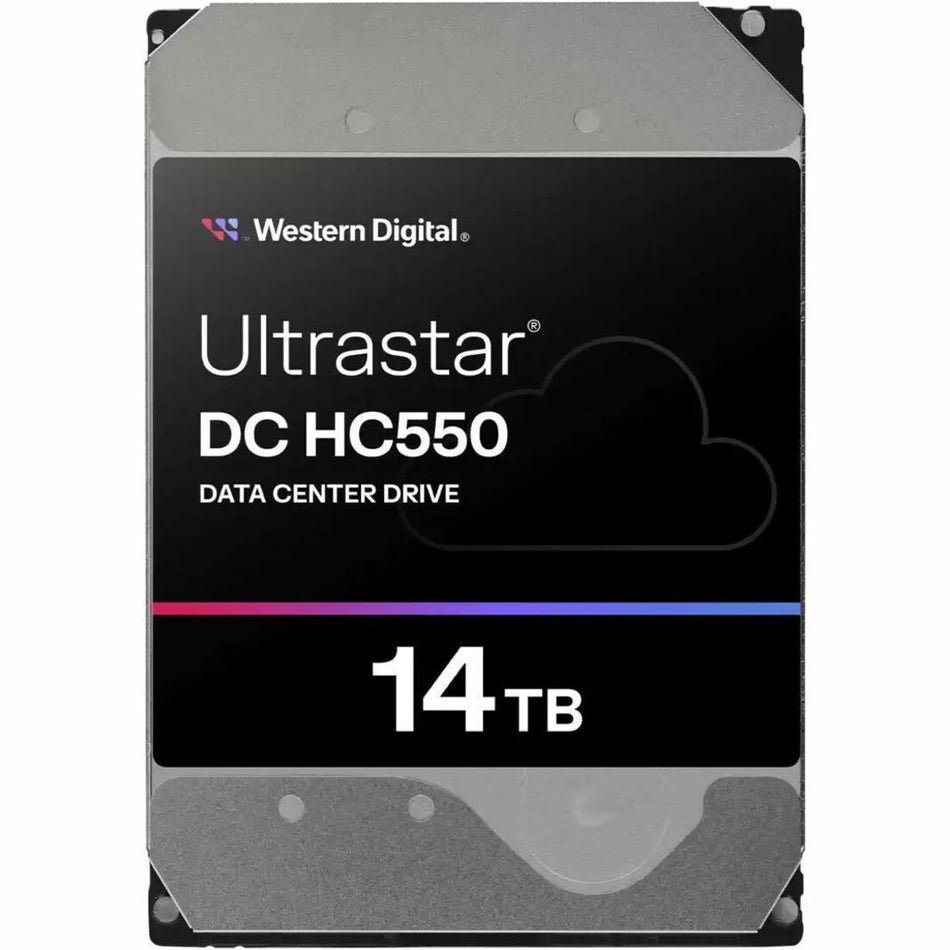 WD Ultrastar DC HC550 14 TB Hard Drive - 3.5" Internal - SAS - Energy-assisted Magnetic Recording (EAMR) Method - 0F38529