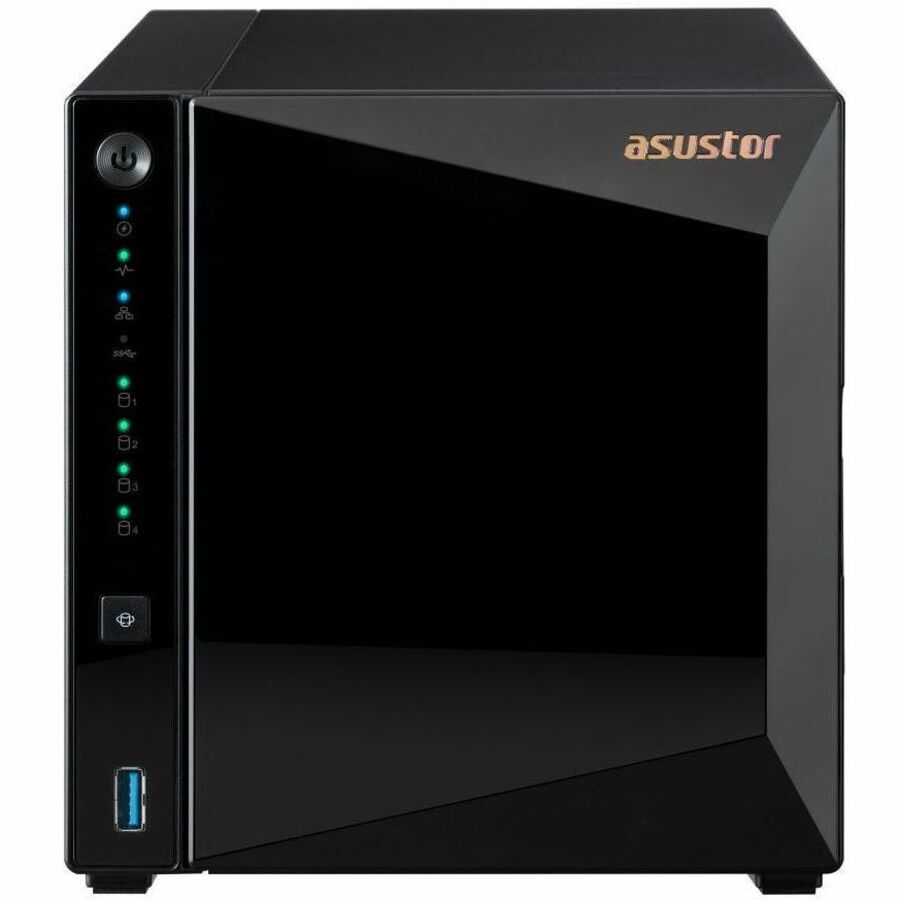 Asustor Drivestor 4 Pro Gen2 AS3304T v2, 4 Bay NAS, 1.7GHz Quad-Core, 2.5GbE Port, 2GB RAM DDR4, Small Home Media Server, Network Attached Storage(Diskless) - AS3304T V2