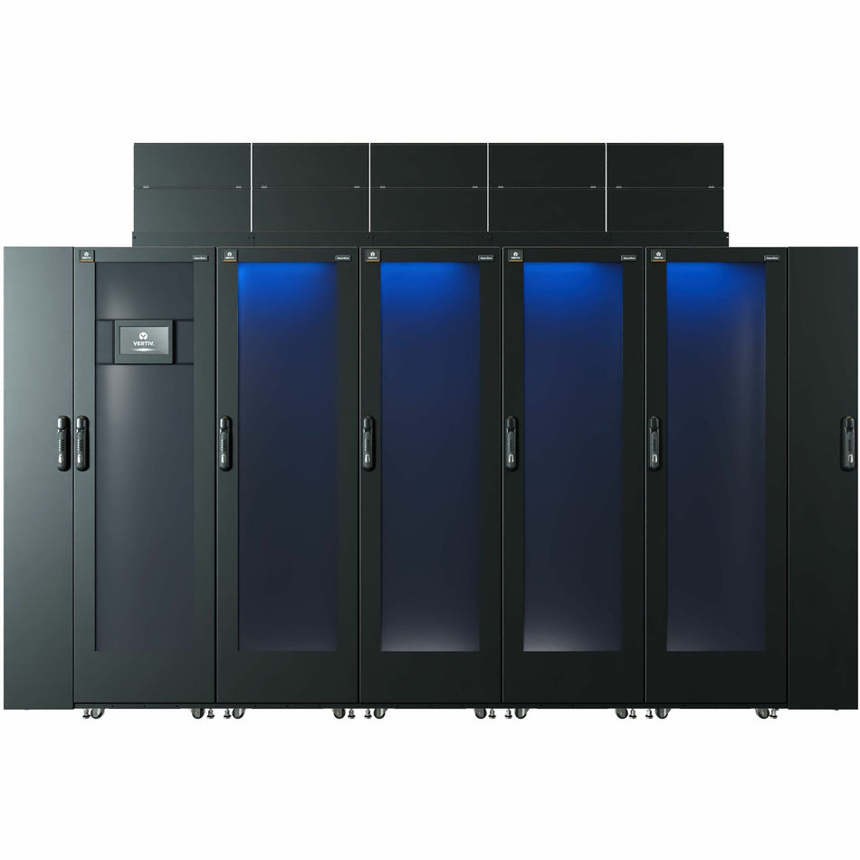 Vertiv&trade; SmartRow&trade; 2 | 4 Racks | 20 kW 208V | Single-Phase (2N) | 2 in-row cooling units (N+1) | cold air containment | hot air (SR2N04020FAA1) - SR2N04020FAA1