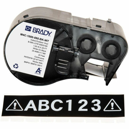 Brady Multipurpose Label - M4C-1000-595-BK-WT