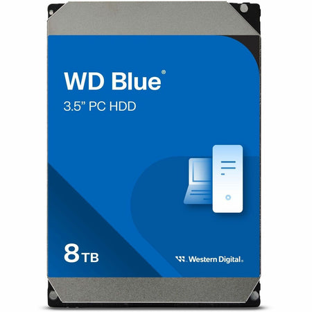 WD Blue WD80EAAZ 8 TB Hard Drive - 3.5" Internal - SATA (SATA/600) - Conventional Magnetic Recording (CMR) Method - WD80EAAZ