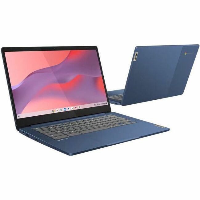 Lenovo IdeaPad Slim 3 14M868 82XJ002DUS 14" Chromebook - Full HD - Octa-core (ARM Cortex A76 + Cortex A55) - 4 GB - 64 GB Flash Memory - English Keyboard - Abyss Blue - 82XJ002DUS