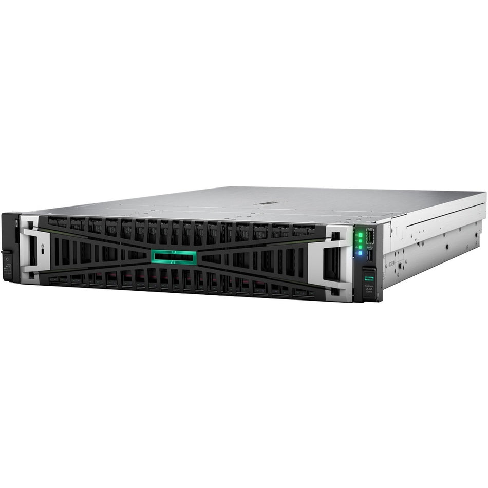 HPE ProLiant DL345 G11 2U Rack Server - 1 x AMD EPYC 9124 3 GHz - 32 GB RAM - 12Gb/s SAS Controller - P58793-421