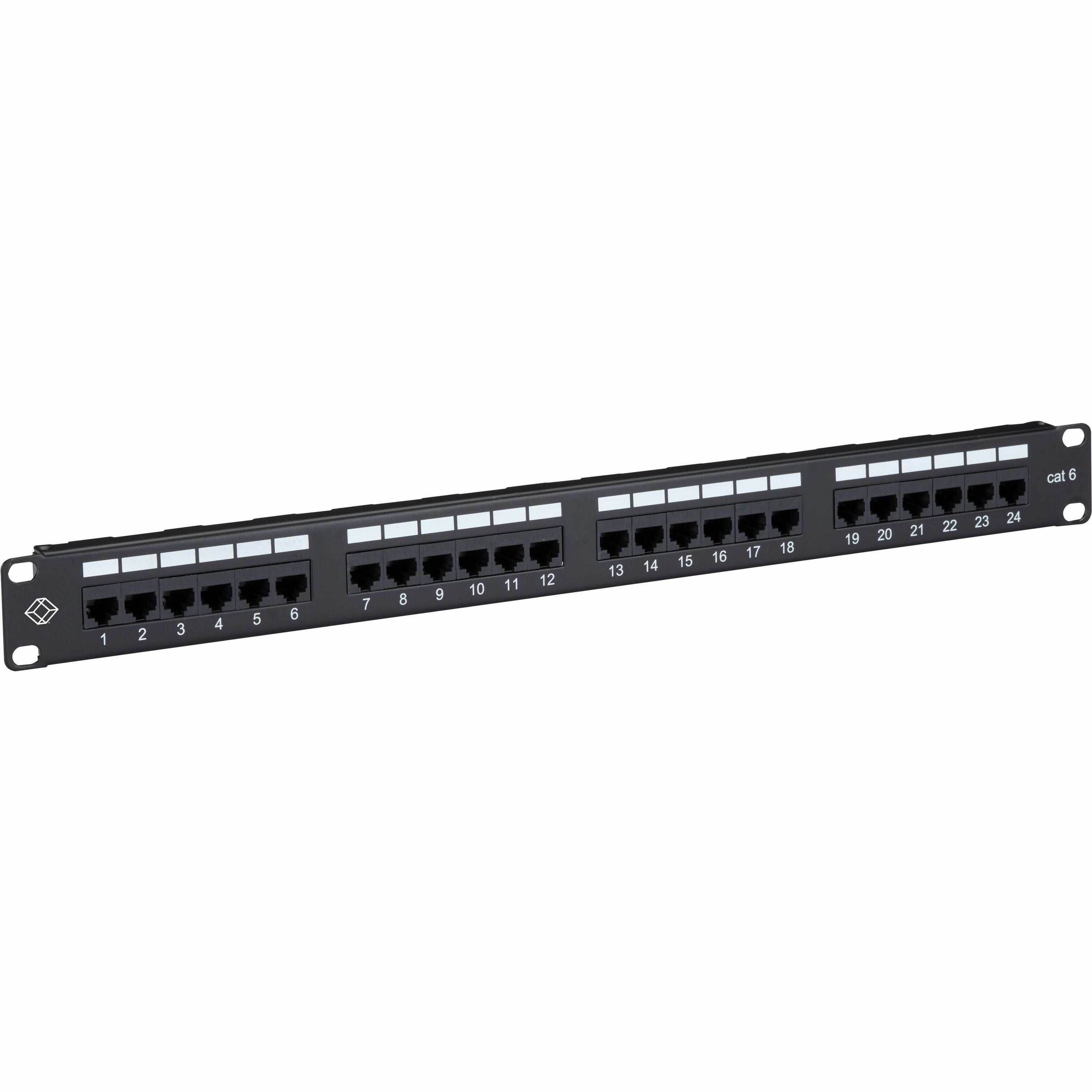 Black Box Connect CAT6 Punchdown Patch Panel - Unshielded - JPM624A-R2