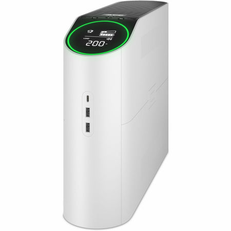 APC Back-UPS Pro for Gaming, 1500VA/900W, Tower, 120V, 10x NEMA 5-15R outlets, RGB Lights, Pure Sine Wave, Arctic (White) - BGM1500-US