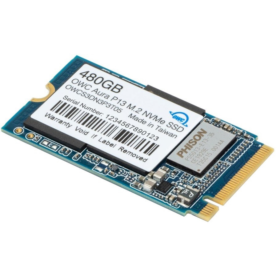 OWC Aura P13 Pro 480 GB Solid State Drive - M.2 2242 Internal - PCI Express NVMe (PCI Express NVMe 3.1 x4) - OWCS3DN3P3T05