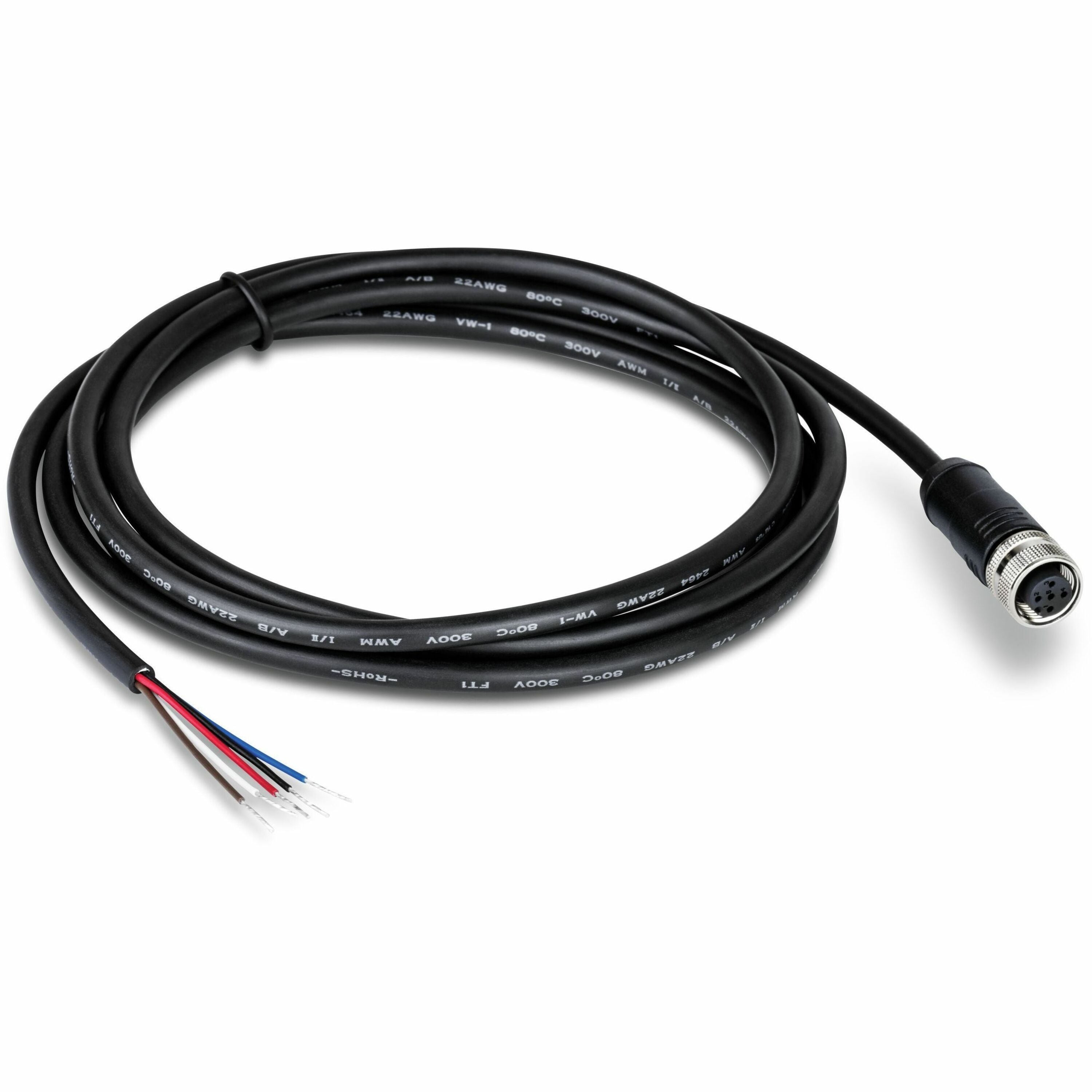 TRENDnet Industrial M12 Female 5-Pin Connector Electrical Cable, 2m (6.5 ft.) - TI-CP02