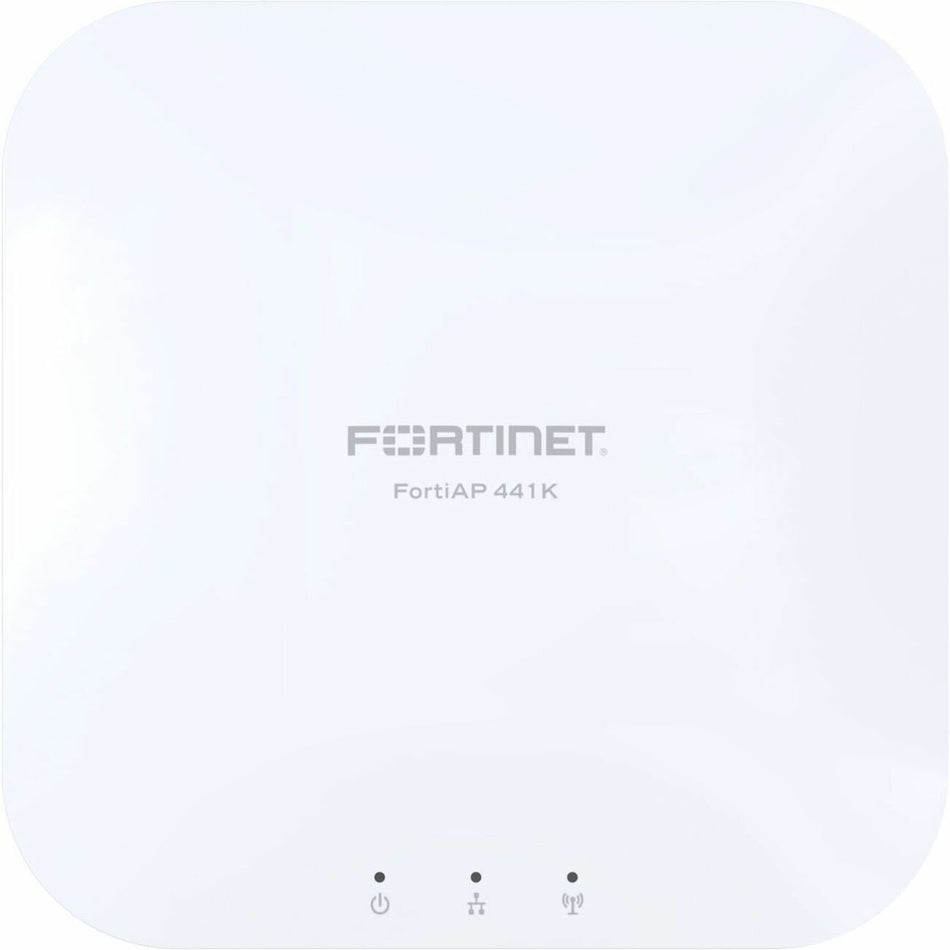 Fortinet FortiAP 441K Tri Band Wi-Fi 7 IEEE 802.11a/b/g/n/ac/ax/h/i/k/r/v/e/be/j 21.32 Gbit/s Wireless Access Point - Indoor - FAP-441K-A