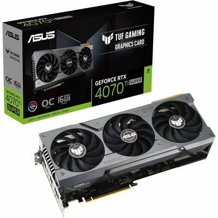 TUF NVIDIA GeForce RTX 4070 Ti SUPER Graphic Card - 16 GB GDDR6X - TUF-RTX4070TIS-O16G-GAMING