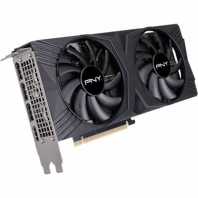 PNY NVIDIA GeForce RTX 4070 SUPER Graphic Card - 12 GB GDDR6X - VCG4070S12DFXPB1-O