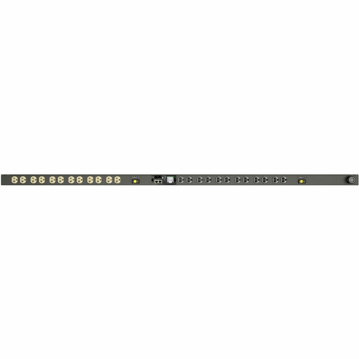 Vertiv Geist Monitored RPDU with Next-Generation IMD | 30A | 120V | 0U Rack | (24) NEMA 5-20R receptacles | NEMA L5-30P Plug | 2.8kW | VP4N30AP - VP4N30AP